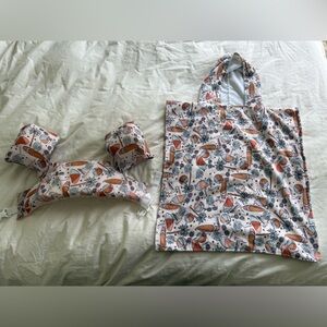 Beach/ Surfer Toddler Puddle Jumper and Hooded Towel set